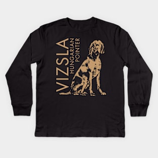 Vizsla  - Hungarian pointer Kids Long Sleeve T-Shirt